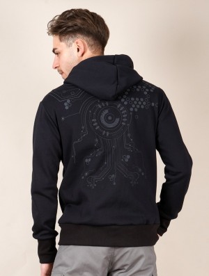 Toonzshop Aegnor Core Zipped Hoodie Hoodie Heren Zwart | KQ3148720