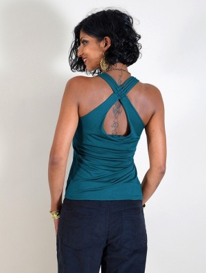 Toonzshop Eneko Sleeveless Top Topjes Dames Teal | FO3487951