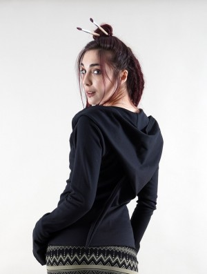 Toonzshop Jacket Dwarfhood Light "Kamini" Jassen Dames Zwart | ND4352819
