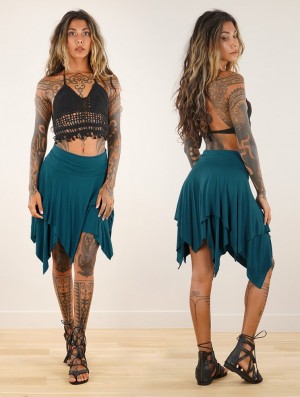 Toonzshop Manoï 2 In 1 Skirt Top Rok Dames Blauw | TI6041792