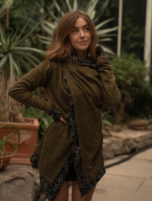 Toonzshop Namkha Heimaey Cardigan Cardigan Dames Groen | GO6295837